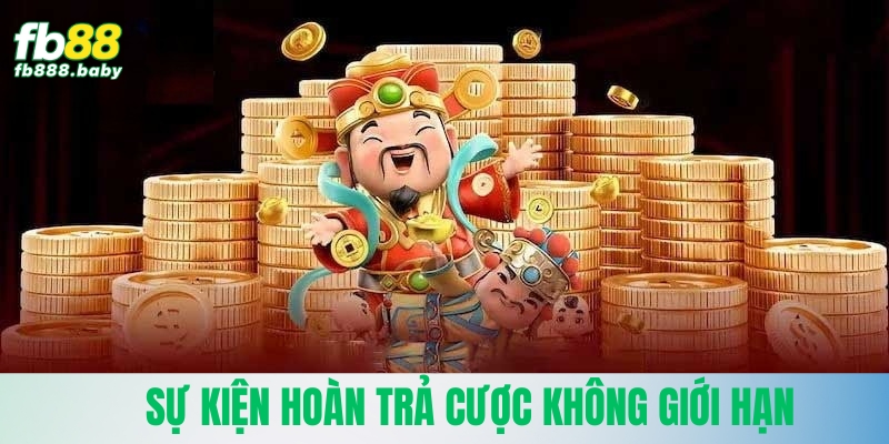 Sự kiện hoàn trả cược free không giới hạn