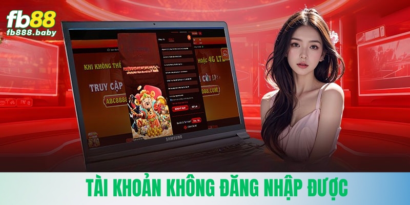 Tài khoản không đăng nhập được